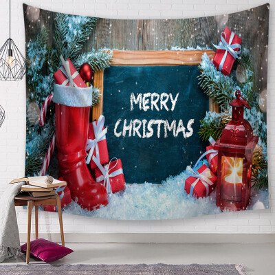 

Siaonvr Christmas Tapestry Santa Print Wall Hanging Tapestry Art Home Decor