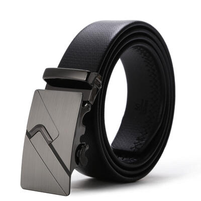 

Men Leather Male Belts Automatic Buckle Fashion Designer High Quality Mens Luxury Casual Business Belt