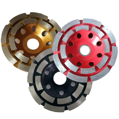 

Double Row Diamond Cutting Grinding Wheel Disc Grinder Cup Concrete Stone Cut