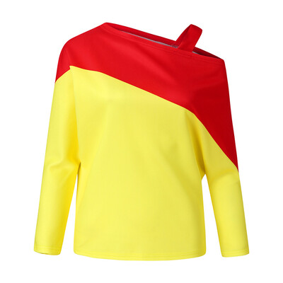 

Tailored Autumn New European And American womens solid color collar Blouse T-Shirt