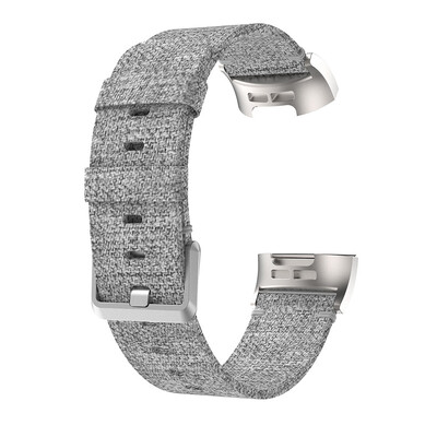 

〖Follure〗Replacement Woven Canvas Fabric Watch Band Wrist Strap For Fitbit Charge 3