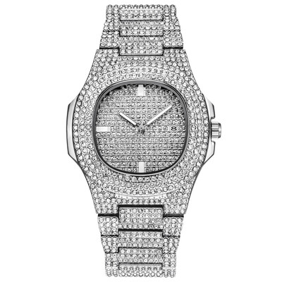 

Luxury Women Watches Full Shining Rhinestone Dial Ladies Quartz Wristwatch Romantic Alloy Strap Clock Zegarki Damskie50