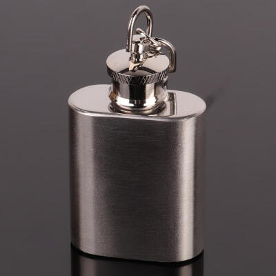 

Greensen Portable 1oz Mini Stainless Steel Hip Flask Alcohol Wine Whiskey Flagon with Keychain