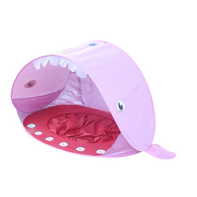

Lovely Whale Shape Beach Tent Kids Summer UV Protection Rain-proof Shelter