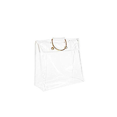 

Transparent Dust Storage Bag Dustproof Handbag Holder Clear Purse Organizer Wardrobe Closet Space-saving Hanging Storage Bag