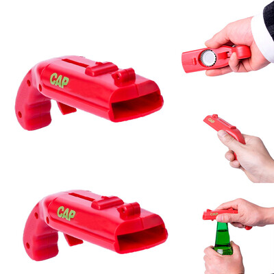 

Siaonvr NEW Firing Cap Creative Flying Cap Launcher Shooter Bottle Beer Opener