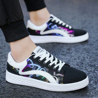 

Autumn male shoes students canvas men leisure summer sports board shoes set up tide shoes