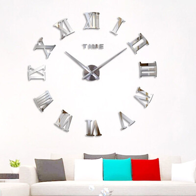 

3D Wall Clocks Modern Design DIY Digital Wall Sticker Clocks Home Decor Room Secor Meetting Room