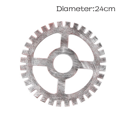 

Gobestart European Modern Vintage Steampunk Gear Industrial Style Wall Home Decoration Sil