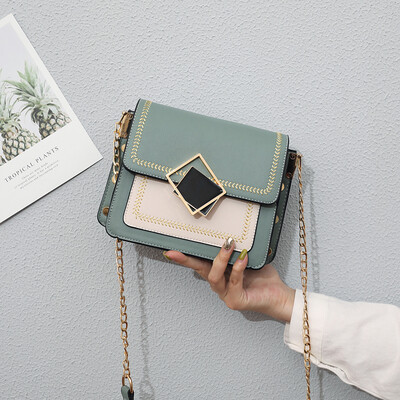 

Summer small fresh bag womens new fashion red bag foreign gas chain small square bag Joker Messenger bag