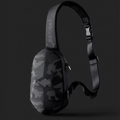 

Xiaomi BEABORN Polyhedron PU Backpack USB Bag Waterproof Colorful Leisure Sports Chest Pack Bags For Mens Women Travel Camping