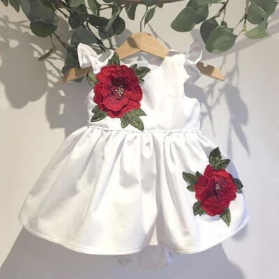 

Flower Baby Girls Toddler Romper Tutu Dress Princess Dresses Party Outfits