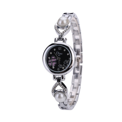 

Trendy fashion ladies alloy set pearl set hand
