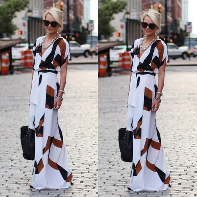 

New Sexy Women Summer Long Maxi BOHO Evening Party Dress Beach Dresses Sundress