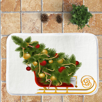 

Tailored Christmas Festival Entrance Door Bathroom Floor Mat Indoor Bath Decor