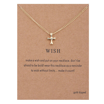 

With Card Alloy Key Star Infinity Love Horse Drop Gold-color Shorts Clavicle Chains Fashion Necklaces & Pendants Wholesale