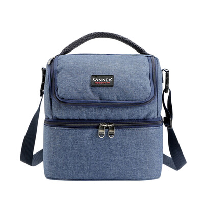 

Gobestart Lunch Box Bag Tote Hot Cold Insulated Thermal Cooler Travel Work School Picnic