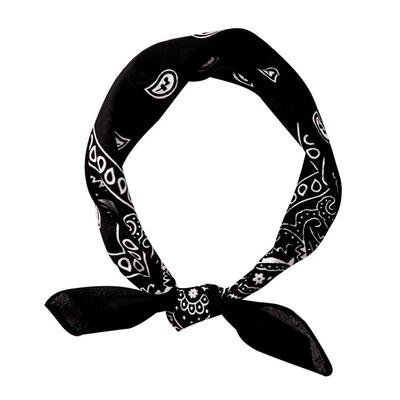 

Hip Hop Unisex Women Men Shawl Cashew Flower Print Square Scarf Hair Band