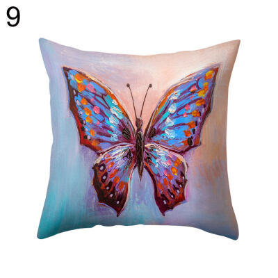 

Multicolor Butterfly Throw Pillow Protector Case Cushion Cover Bedding Articles