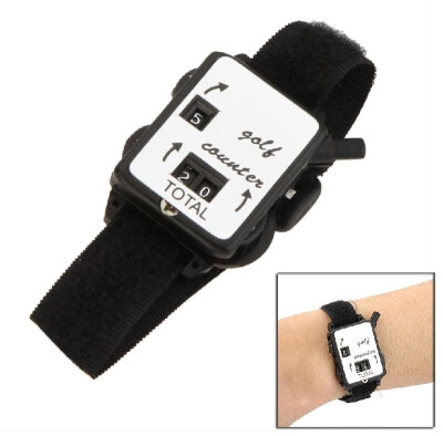 

Golf Club Stroke Score Keeper Count Watch Putt Shot Counter with Wristband Band