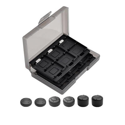 

24 in 1 Game Card Case 6 in 1 Thumbstick Cap Compatible with Nintend Switch