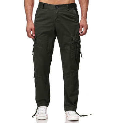 

Gobestart Fashion Mens Casual Solid Loose Patchwork Color Sweatpant Trousers Jogger Pant