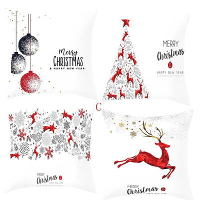 

Tailored Christmas Elk Santa Claus Pillow Case Sofa Car Throw Cushion Covers Home Decor