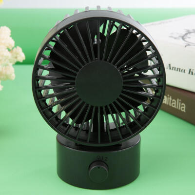 

Greensen 1Pc Mini Desktop Fan USB Double Blades Silent Fans for Home Office