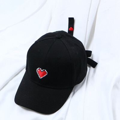 

Personality love baseball cap female spring&summer students casual female butterfly knot hip-hop hat trendy sunshade hat