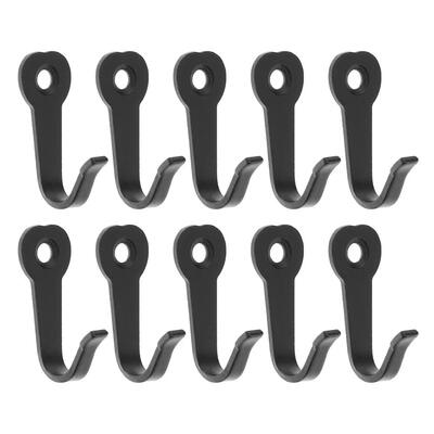

10pcs Wall Mounted Key Holder Rack Hanger Hooks Hat Coat Closet Organizer