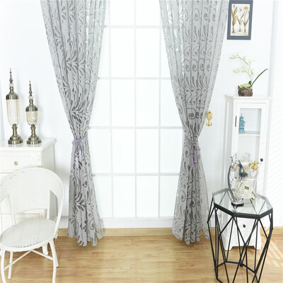 

Phoenix Tail Printed Light And Thin Breathable Window Curtains Window Screening