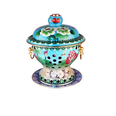 

WANG KE MAN cloisonne copper hot pot thickened alcohol stove 5197