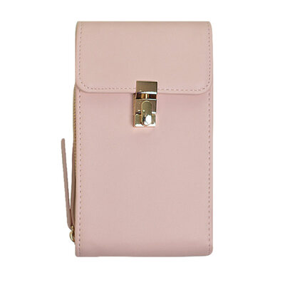 

3 Layers Faux Leather Handbag Phone Wallet Crossbody Purse Bank Card Holder