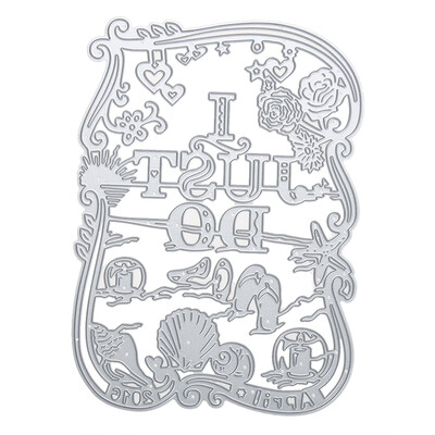 

Metal Cutting Dies Frame Flower Scrapbooking Album Decoration Crafts