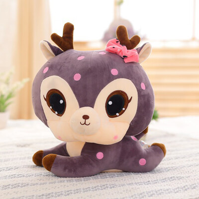 

Tailored 30cm Stuffed Animal Soft Simulation Lovely Plush Cute Deer Collection Toys Doll