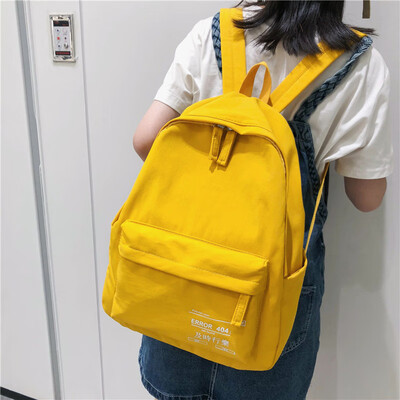 

Large capacity schoolbag female high school students double shoulder bag Korean version of ancient feeling of girls campus style i