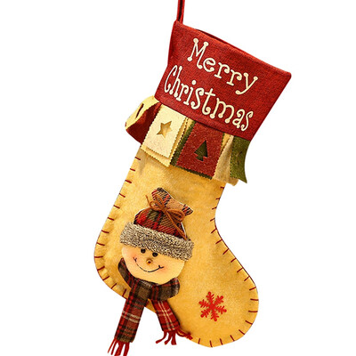 

Christmas Special Stocking Gift Bag Santa Elk Snowman Candy Gift Bag For Christmas Party Home Decoration