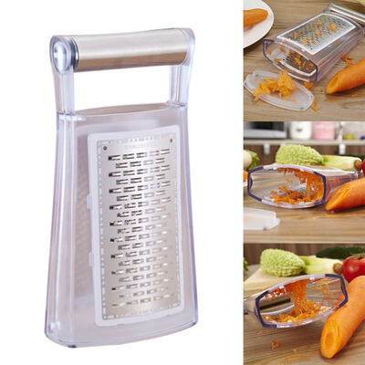 

Cheese Chocolate Vegetable Fruit Slicer Shredder Cutter Two Sides Chopper Grater