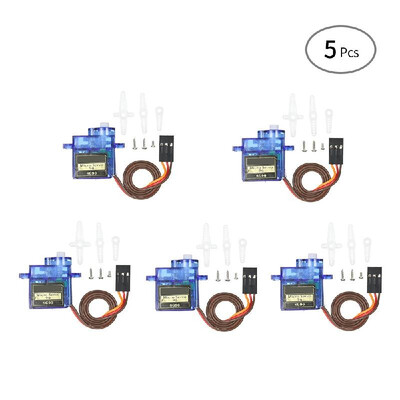 

5pcs Micro Servo Motor SG90 9G RC Robot Airplane Helicopter Boat Controls Steering Gear