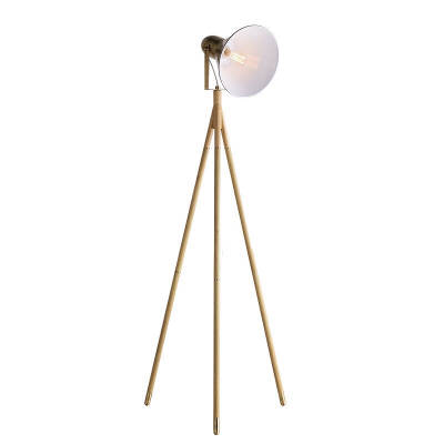 

Nordic Simple Modern Retro Tripod Vertical Floor Lamp with Light Source