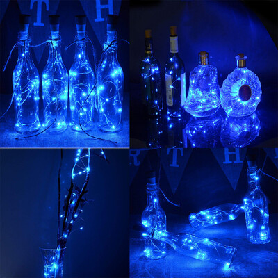 

〖Follure〗1Pcs Cork Shaped LED Night Light Starry Light Wine Bottle Lamp For Party Decor