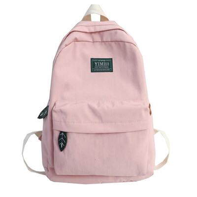 

Backpack girl elegant style shoulder bag small fresh ins students schoolbag girl Korean version of high school fresh&simple ca