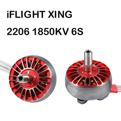 

Tailored 2Pcs iFlight XING 2206 1700KV Brushless Motor 2-6S For FPV RC Drone