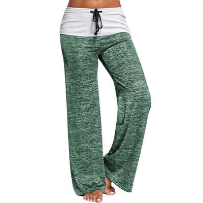 

Women Casual Pants Bottom Heather Wide Leg High Waist Pants Loose Pants Trousers