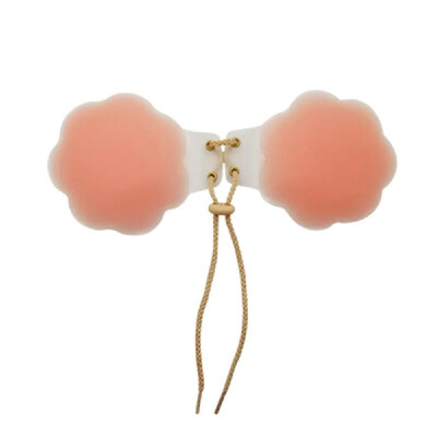 

Women Silicone Invisible Reusable Round Shaped Breast Self Adhesive Nipple Cover Pads