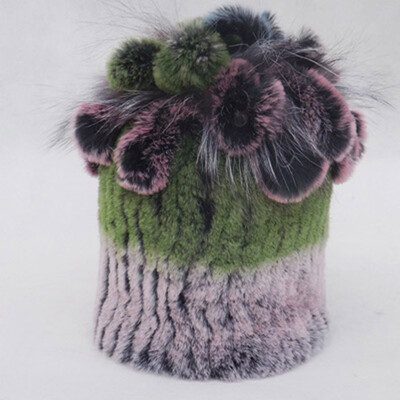 

Tailored Elegant Warmth Colorful Women Hats Handmade Warm Caps Female Headgear