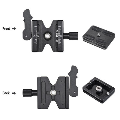 

Andoer CL-50LS Aluminum Alloy Quick Release Clamp&Quick Release Plate with Adjustable Lever Knob-Type 14" & 38" Screw Hole C