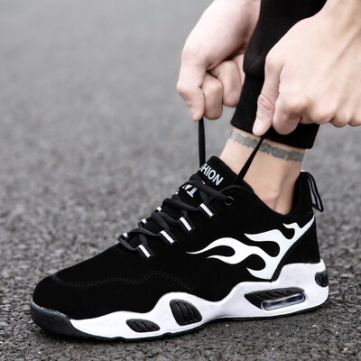 

2019 new summer breathable running mens shoes tide shoes mens sports&leisure canvas summer shoes plus velvet cotton shoes