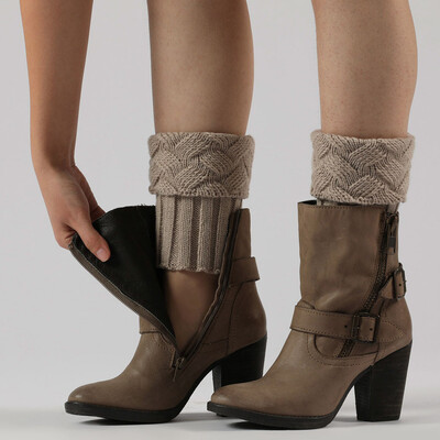 

Tailored Women Winter Warm Knit Leg Warmers Crochet Leggings Slouch Boot Socks