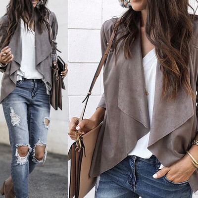 

Hot Women Ladies Suit Coat Business Blazer Long Sleeve Jacket Top Outwear Autumn